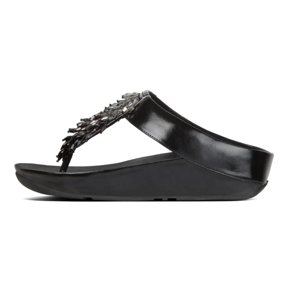 รองเท้าแตะแบบหูหนีบ ผู้หญิง รุ่น RUMBA OMBRÉ-BEADED TOE-POST SANDALS