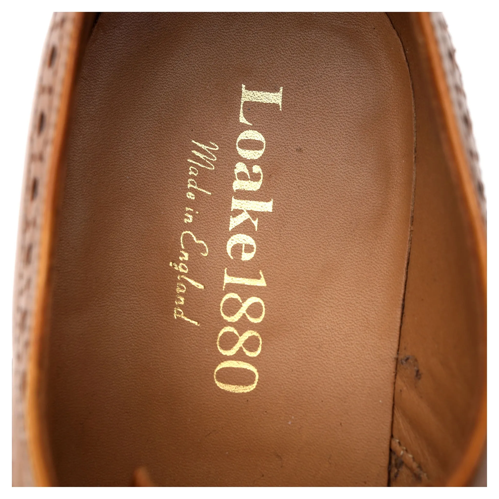 1880 'Edward' Tan Brown Leather Brogues UK 8.5 G