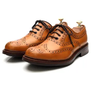 1880 'Edward' Tan Brown Leather Brogues UK 8.5 G