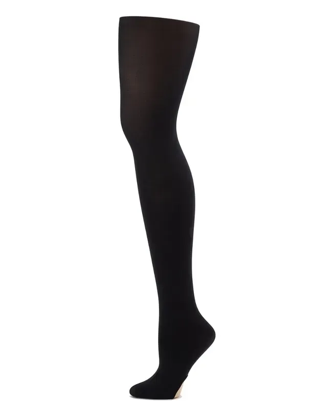 1916 Black Ultra Soft Self Knit Waistband Transition Tight - Select Size