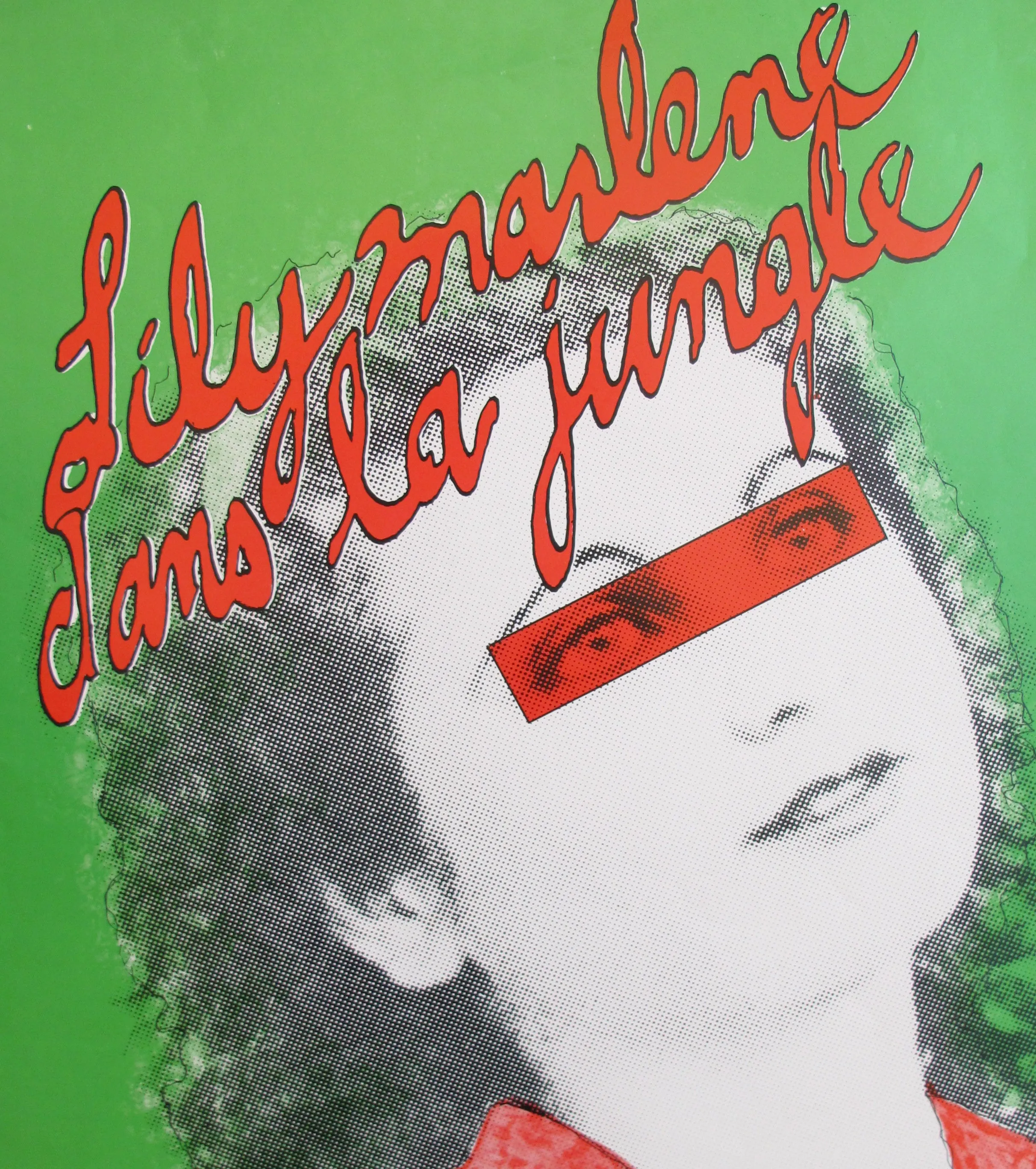 1980 Quebec Contemporary Poster - "Lily Marlene dans la jungle"