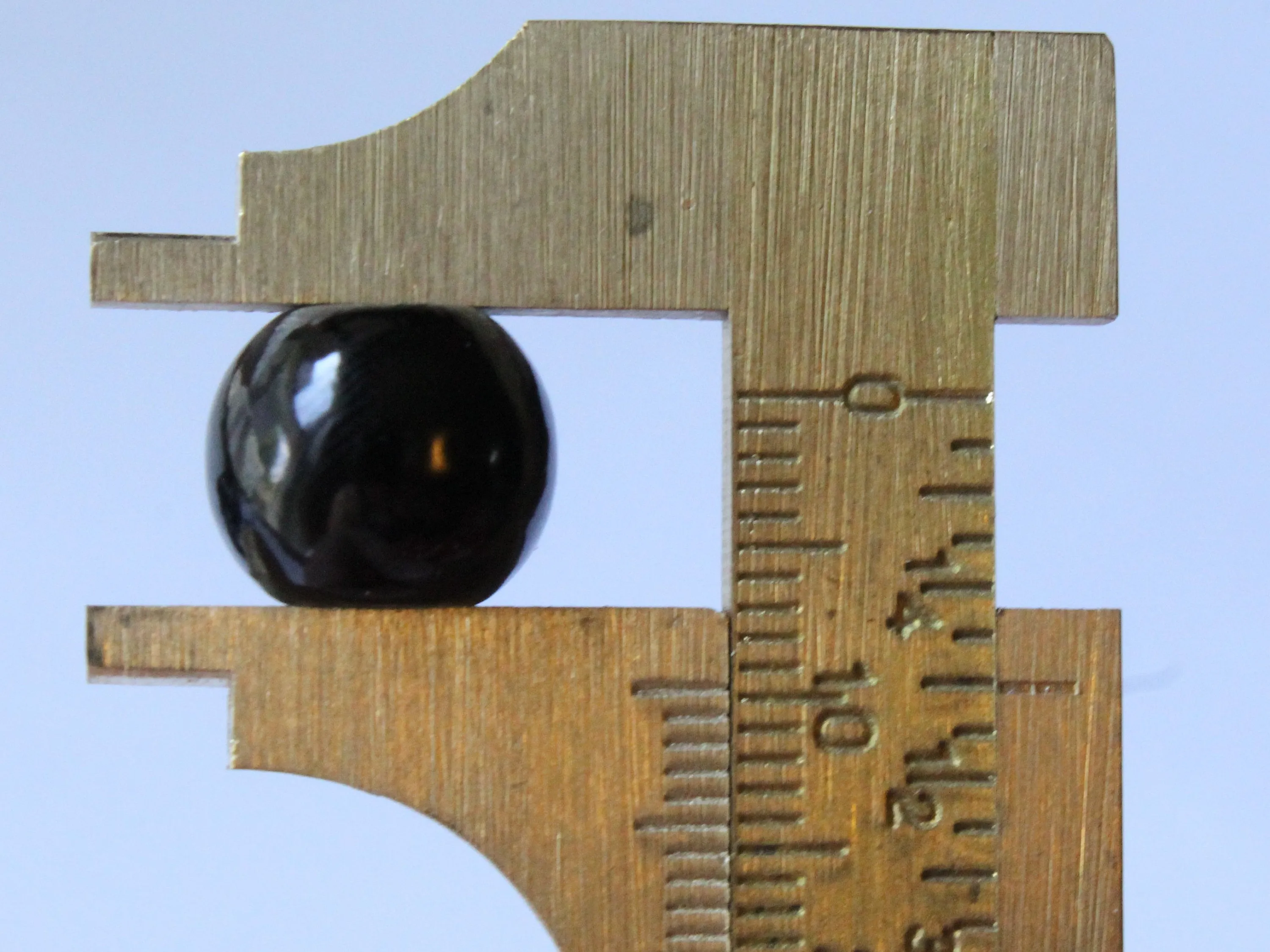 40 12mm Large Hole Black Faux Pearl Beads Round Plastic Pearl Beads