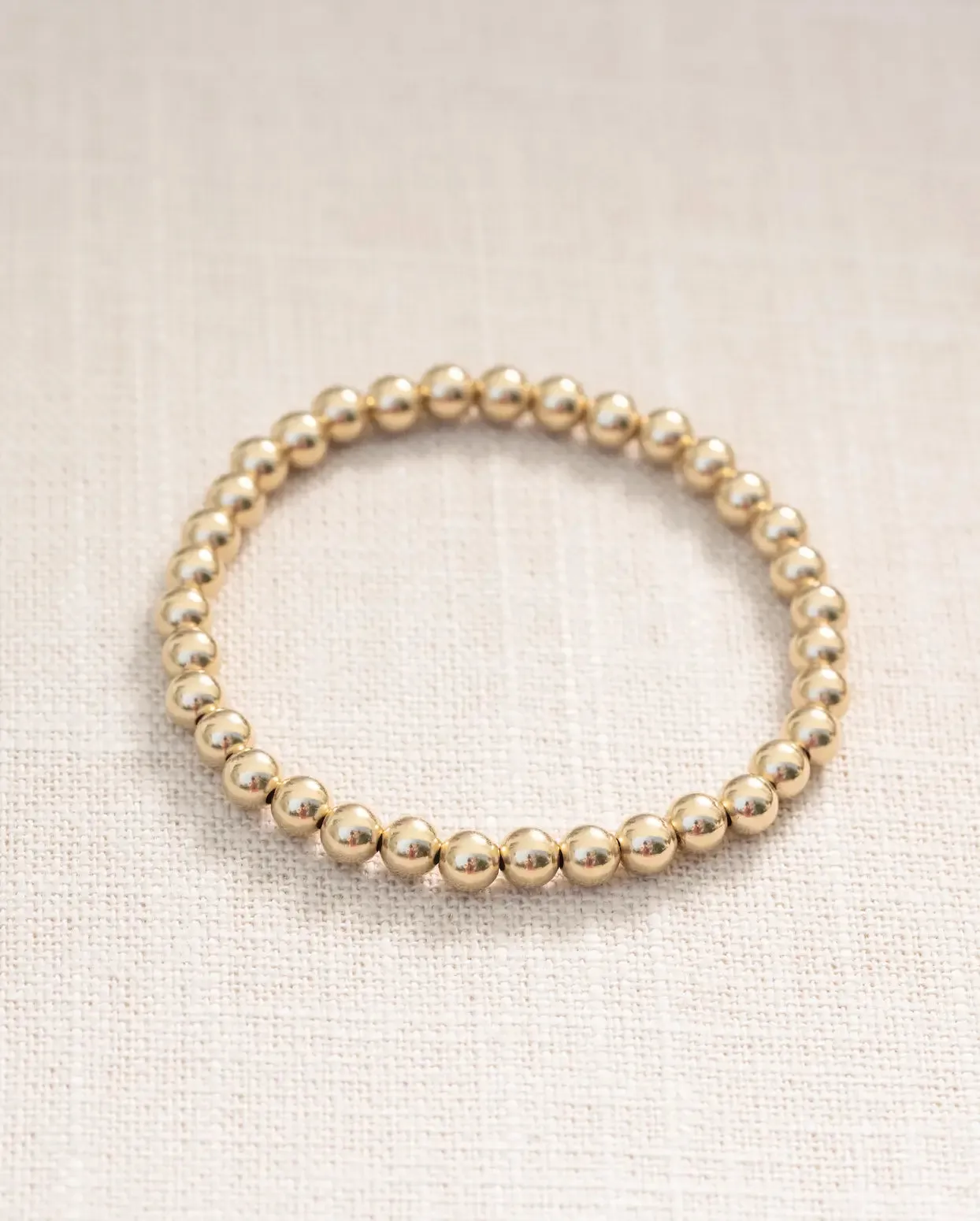 5MM Gold-Filled Beaded Bracelet