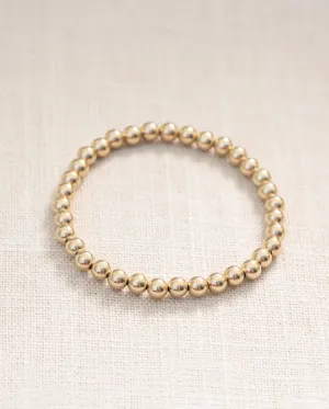 5MM Gold-Filled Beaded Bracelet
