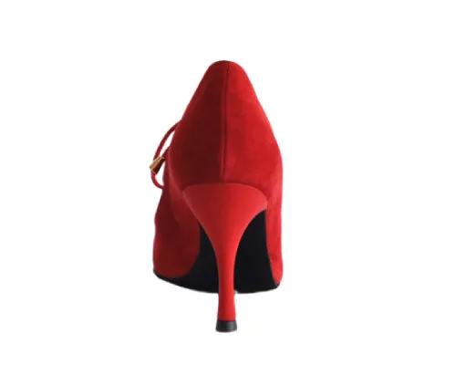 754 Red Suede