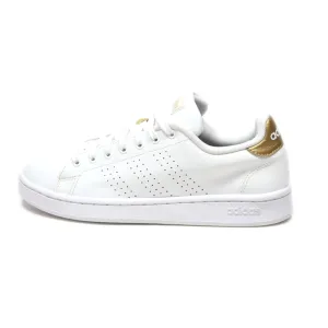 Adidas Advantage Low-Top Sneakers Leather White Colour For Women