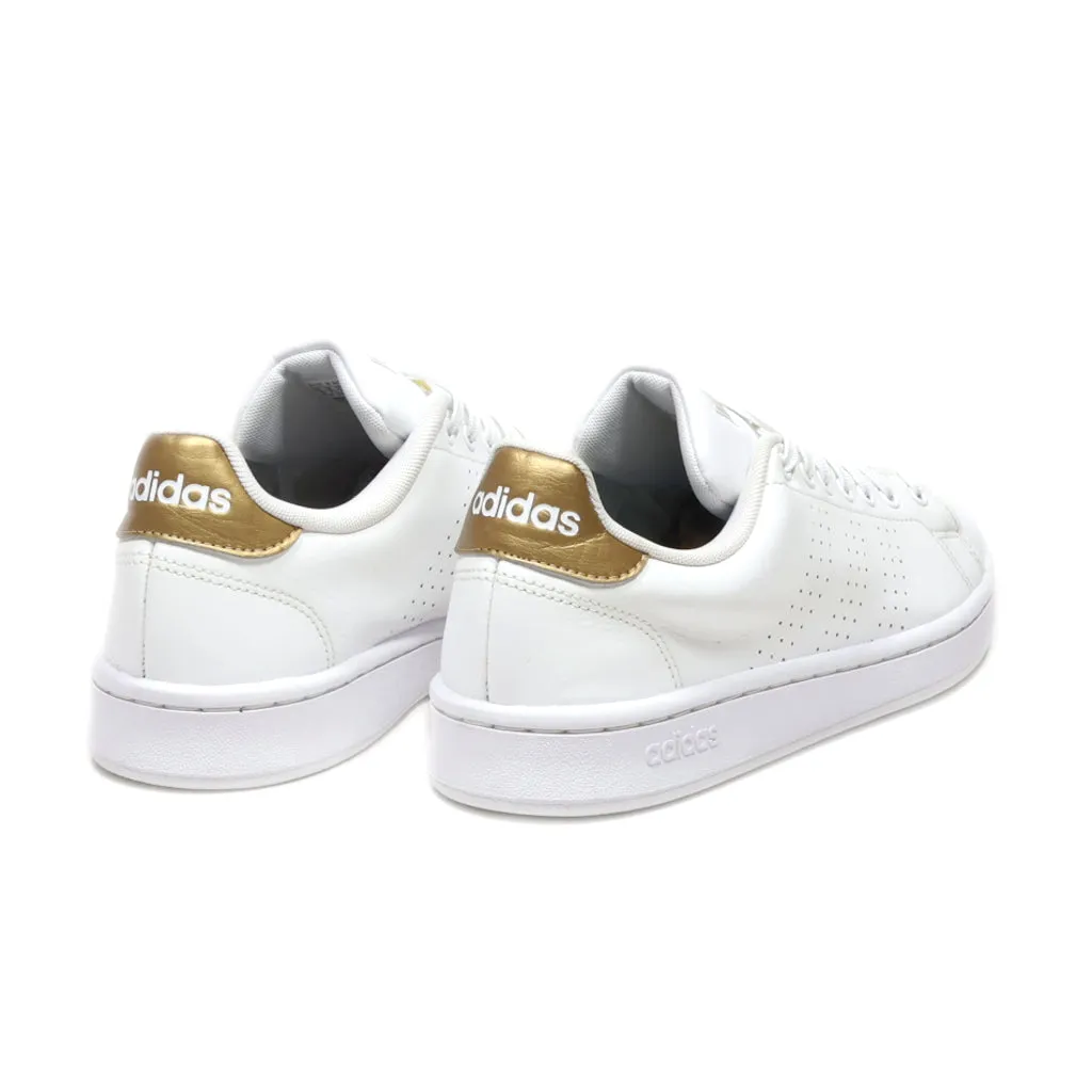 Adidas Advantage Low-Top Sneakers Leather White Colour For Women