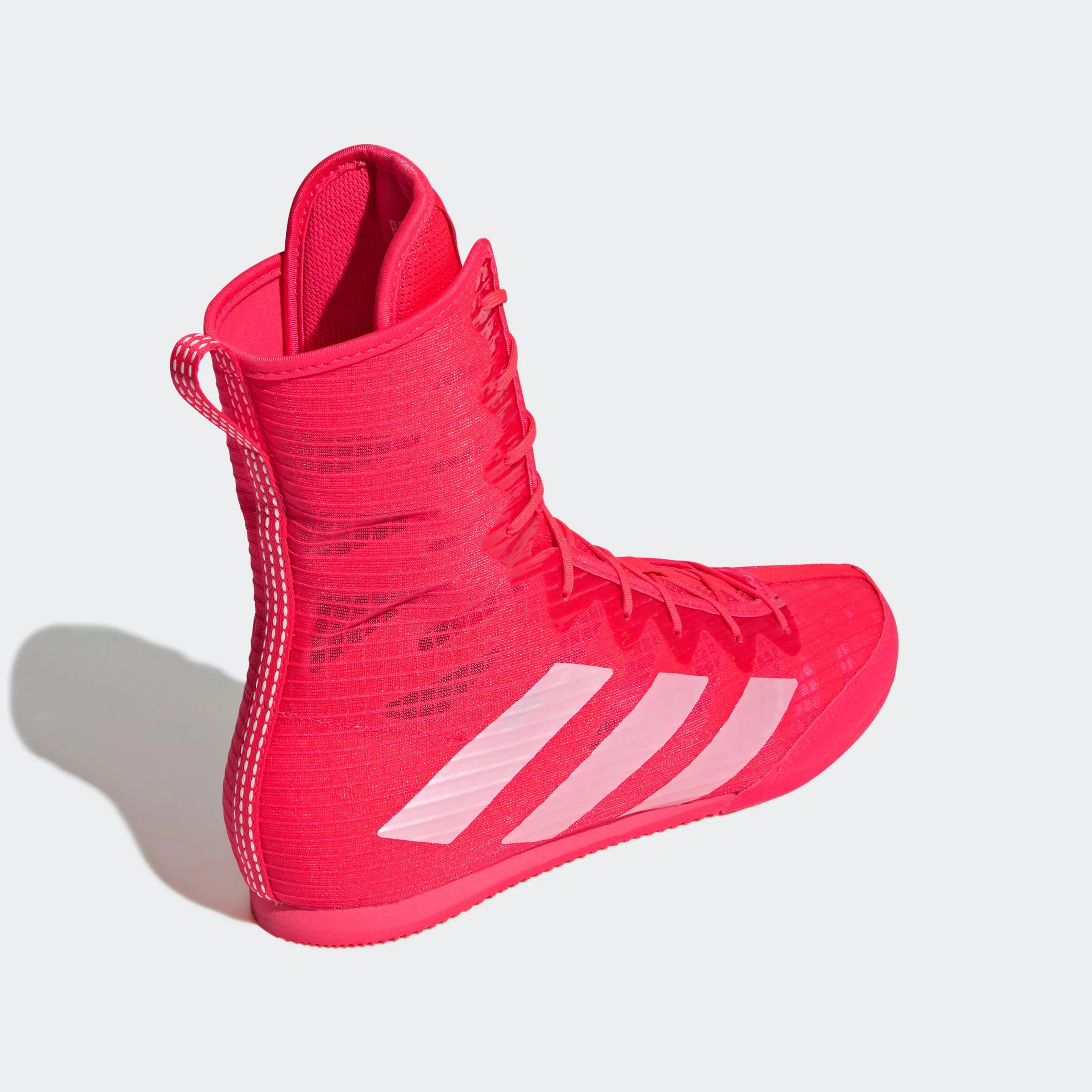 adidas BOX HOG 4 Boxing Shoes | Lucid Red-Zero Metallic | Men's