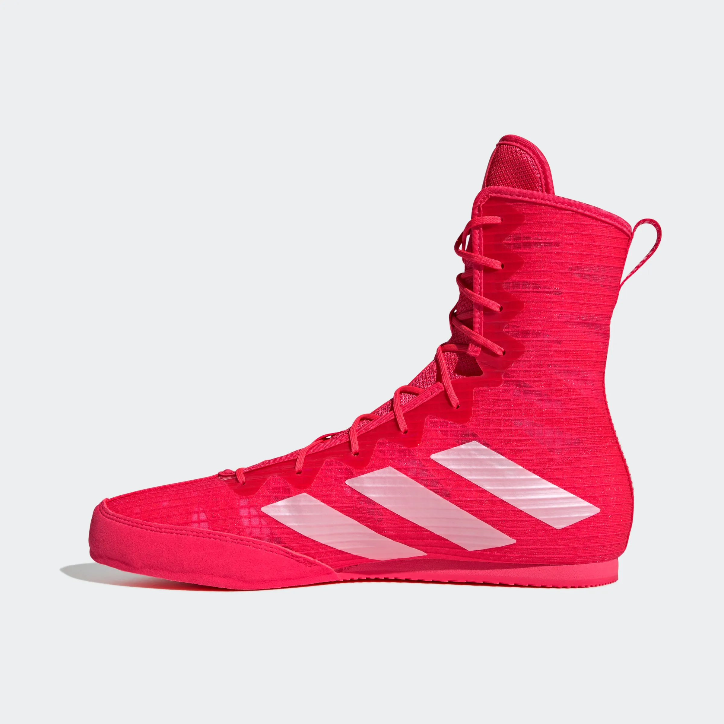 adidas BOX HOG 4 Boxing Shoes | Lucid Red-Zero Metallic | Men's