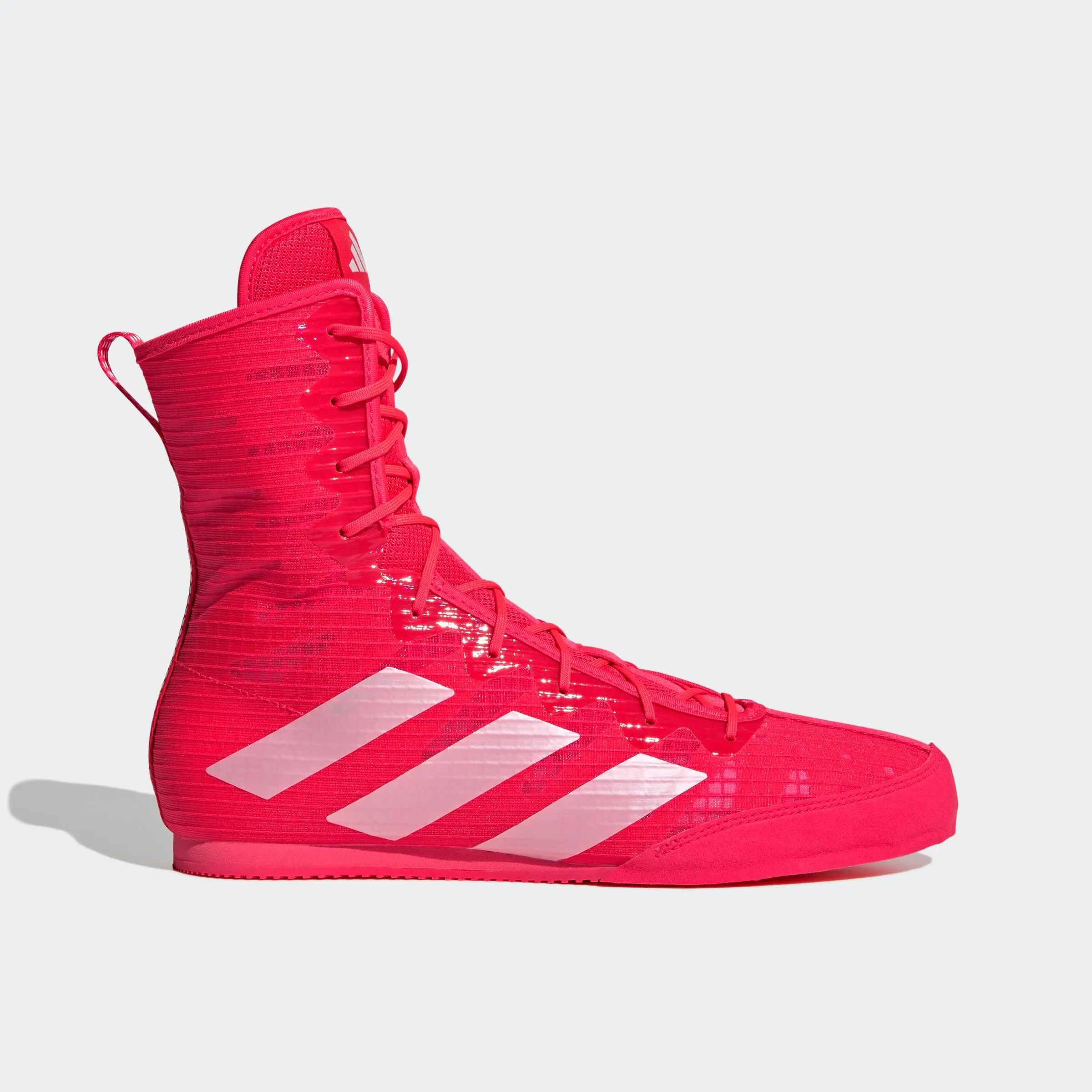 adidas BOX HOG 4 Boxing Shoes | Lucid Red-Zero Metallic | Men's