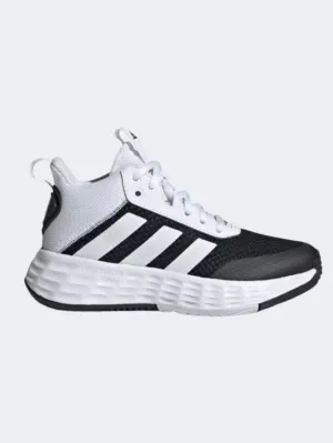 Adidas Own The Game 2.0 Gs-Boys Basketball Shoes Black/White