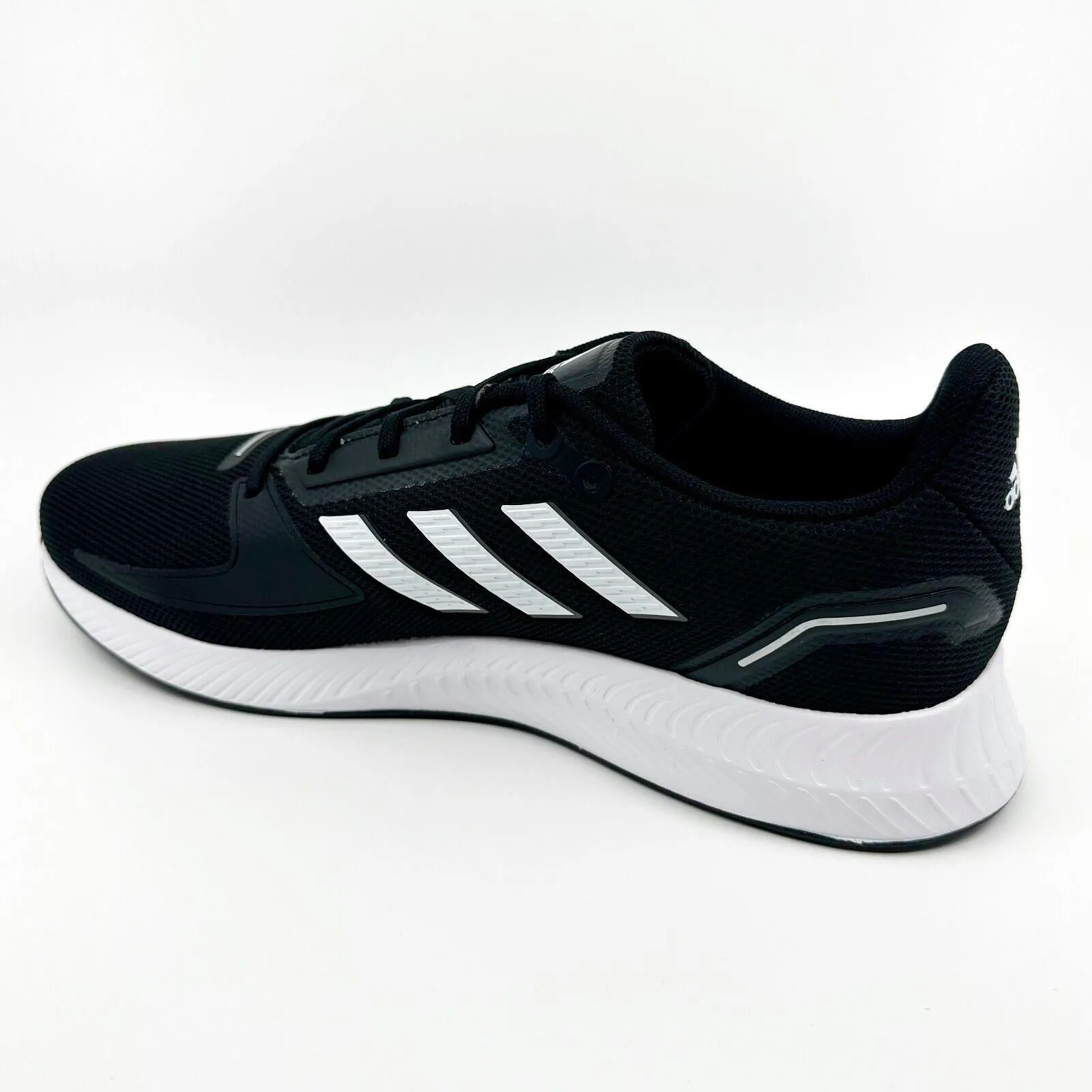 Adidas Runfalcon 2.0 Black White Mens Running Shoes Sneakers FY5943