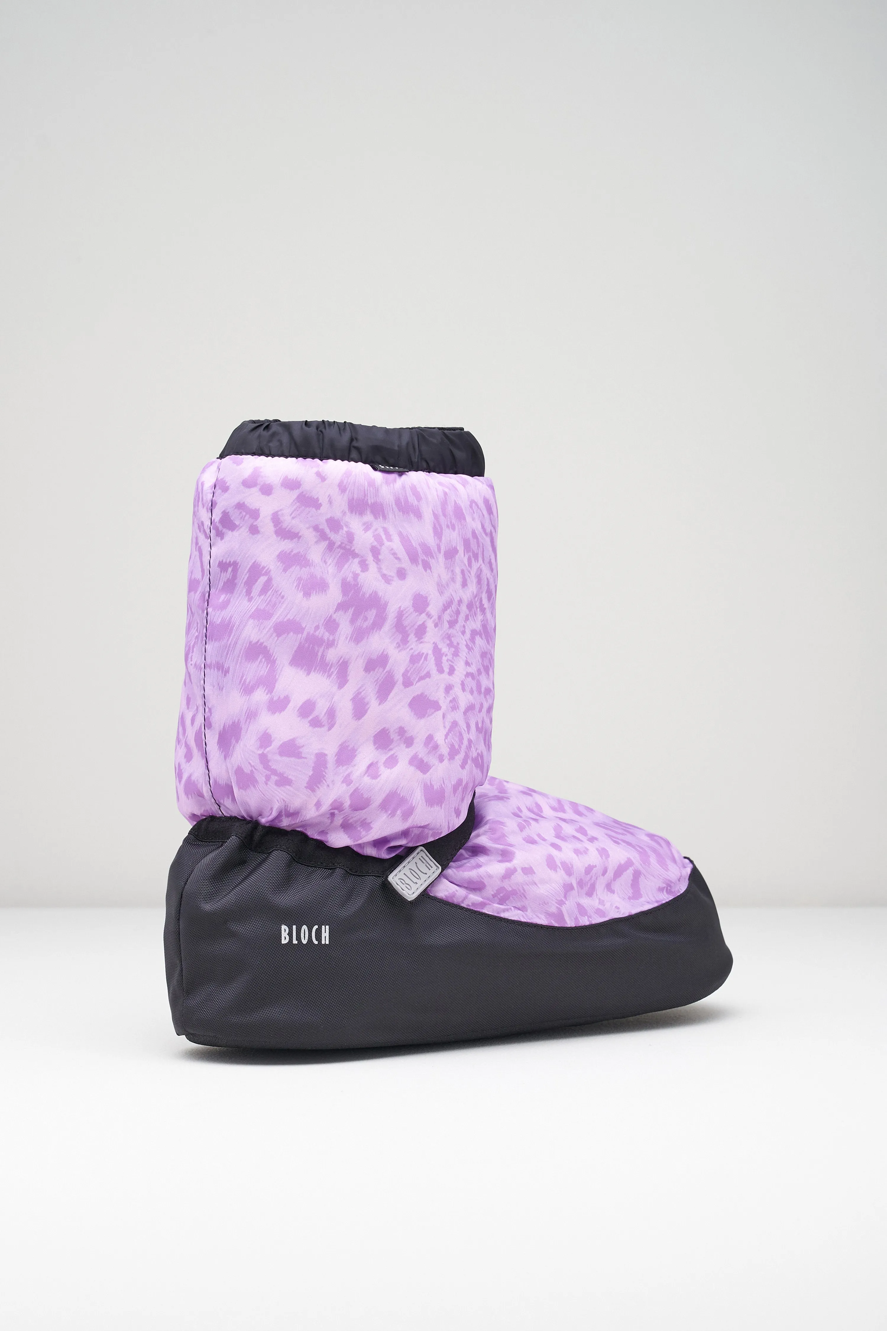 Adult Leopard Print Warm Up Booties