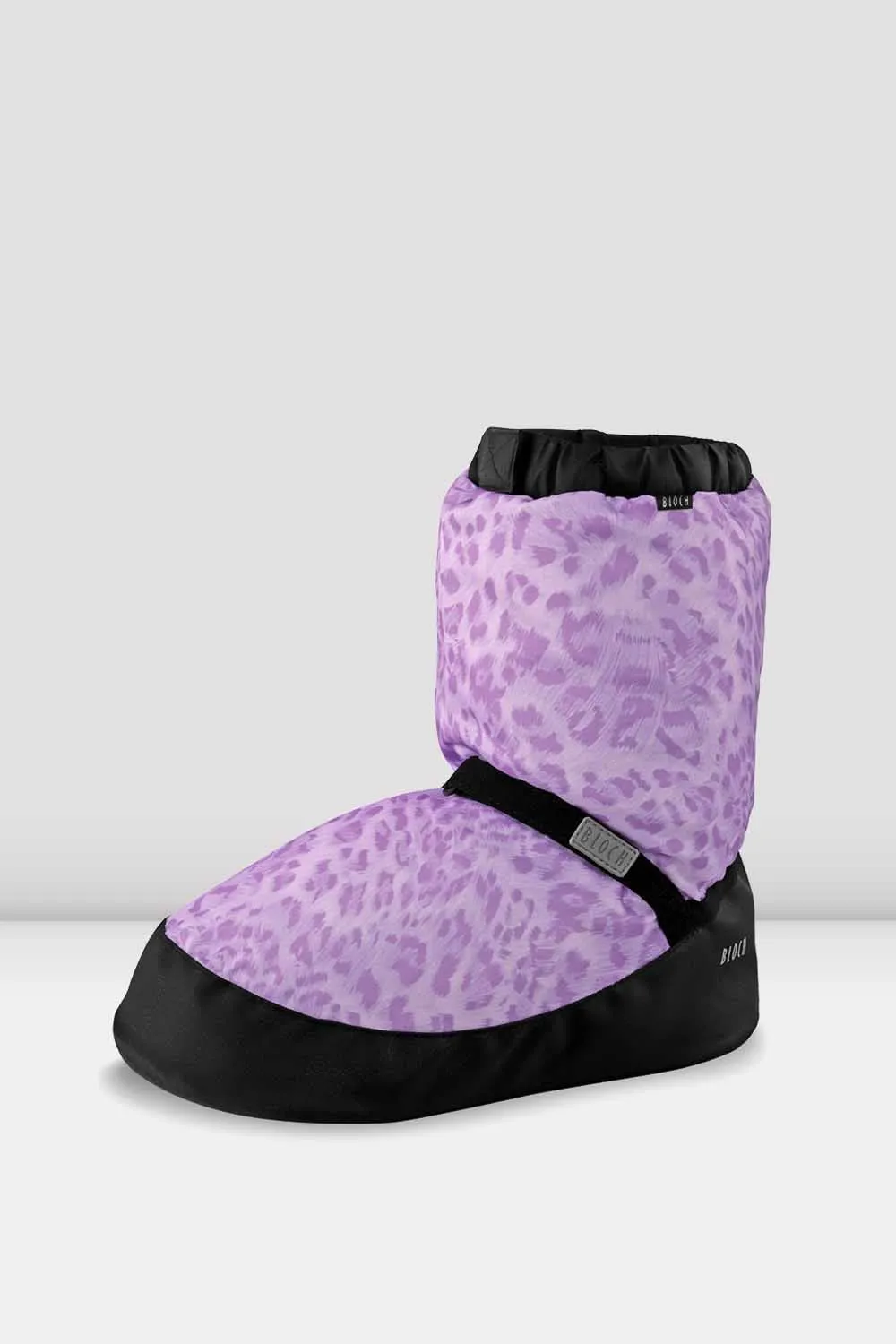 Adult Leopard Print Warm Up Booties