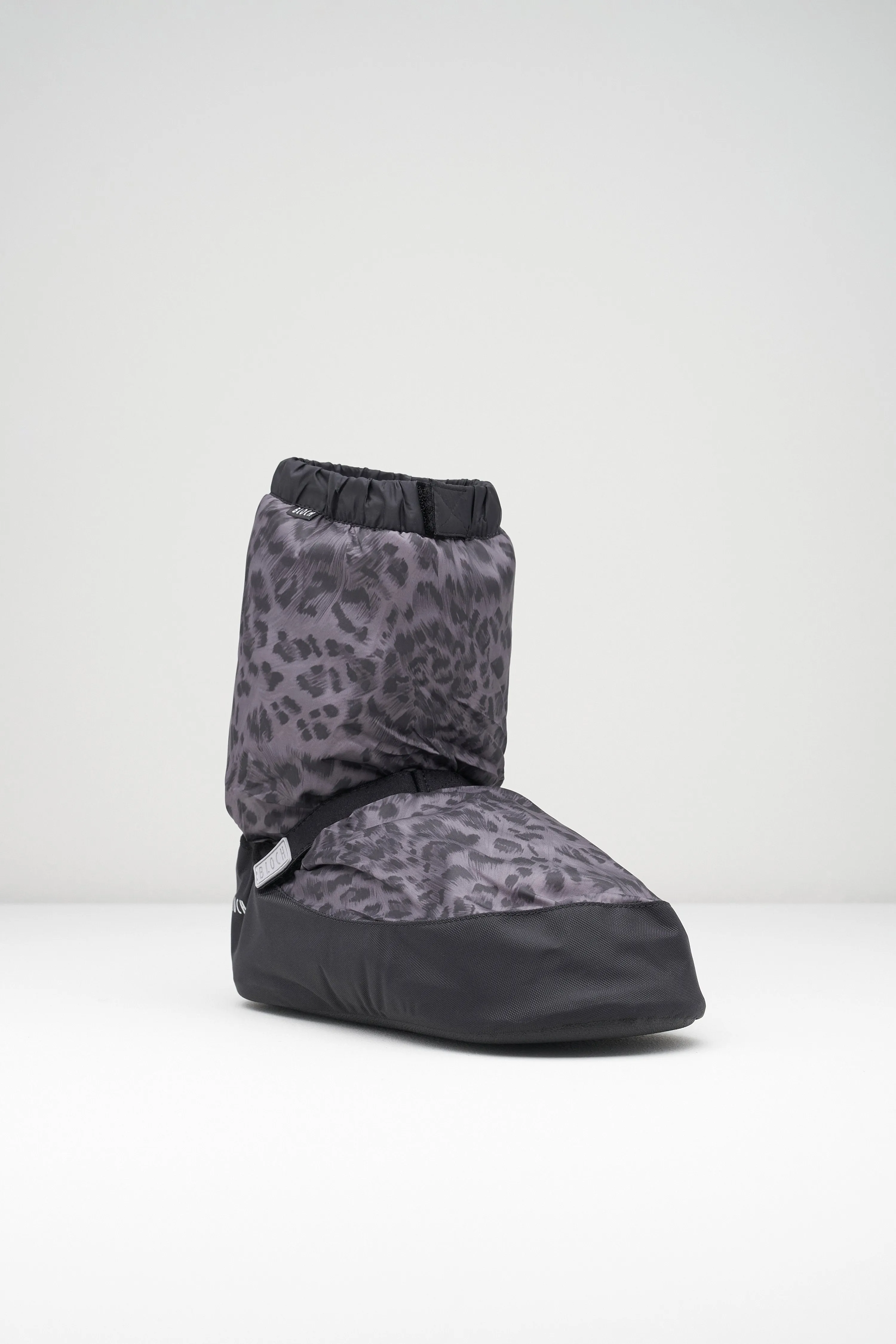 Adult Leopard Print Warm Up Booties