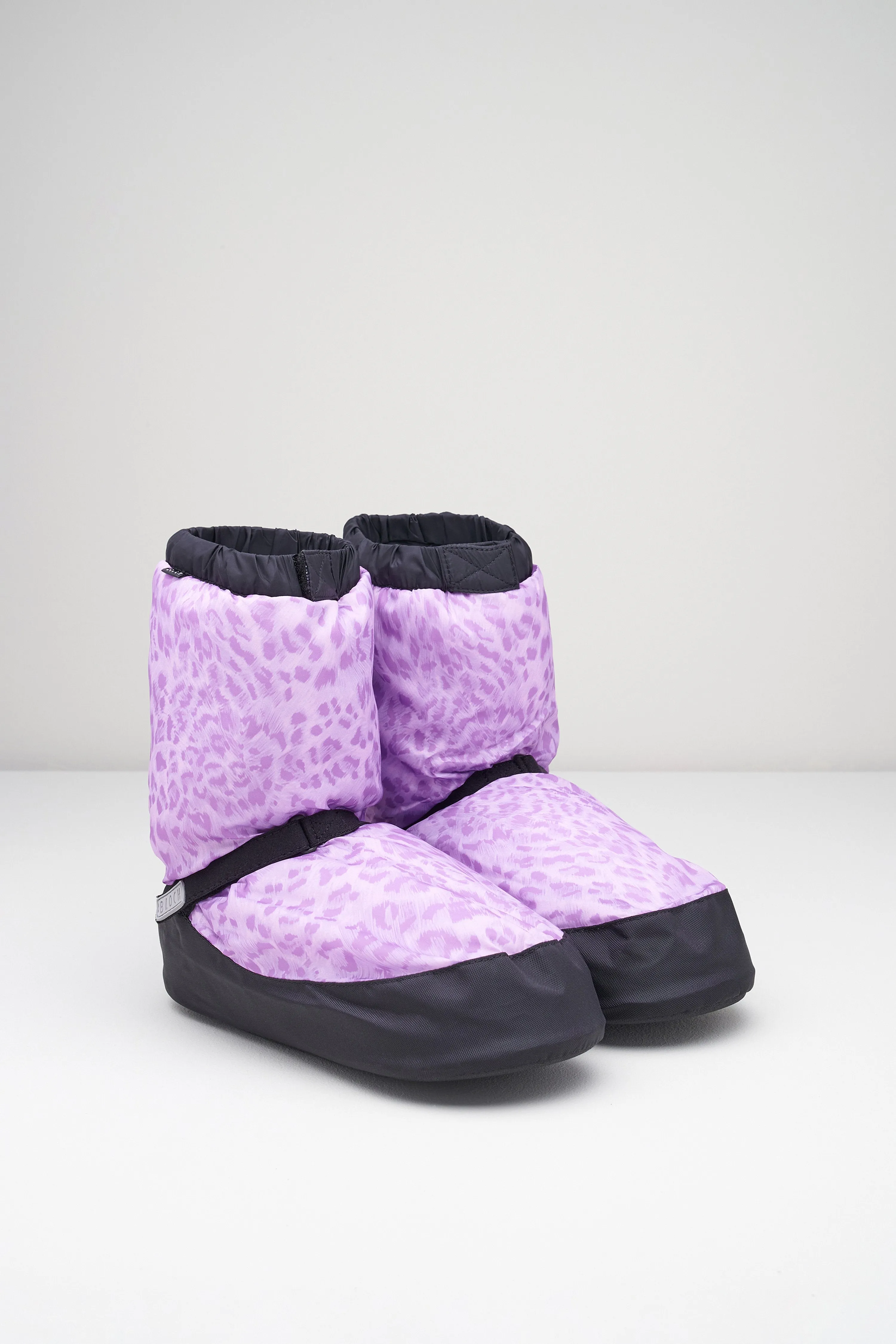 Adult Leopard Print Warm Up Booties