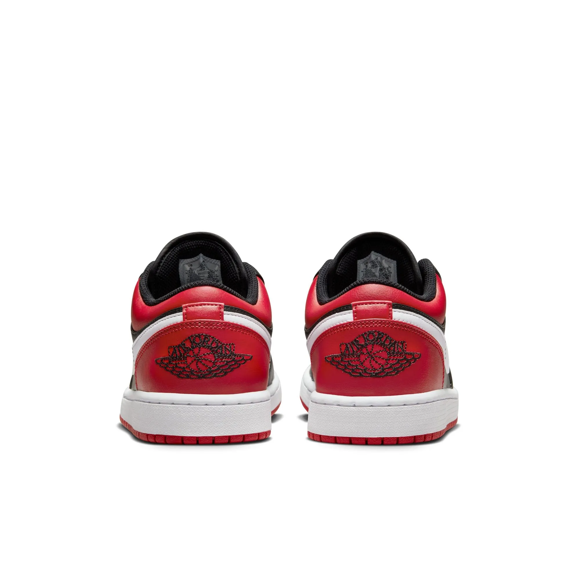 Air Jordan 1 Low , BLACK/GYM RED-WHITE