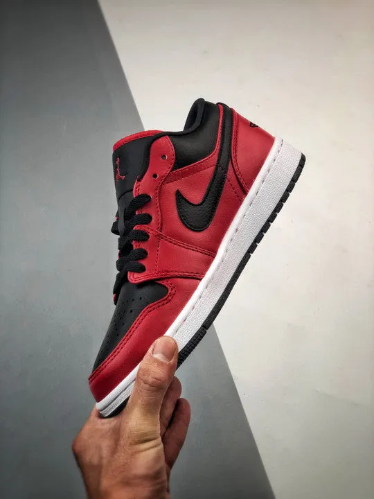 Air Jordan 1 Low Gym Red/Black-White 553558-605