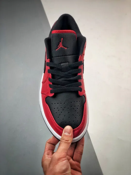 Air Jordan 1 Low Gym Red/Black-White 553558-605
