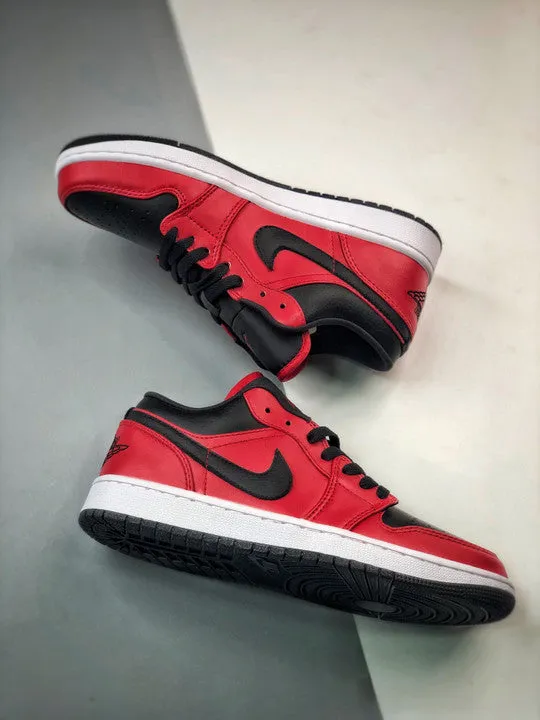 Air Jordan 1 Low Gym Red/Black-White 553558-605