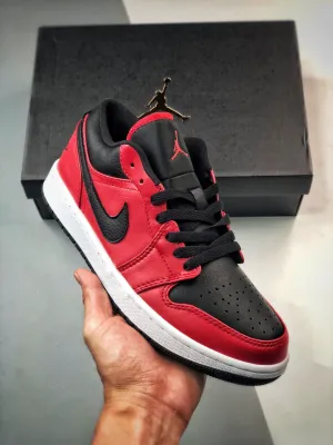Air Jordan 1 Low Gym Red/Black-White 553558-605
