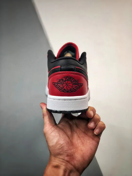 Air Jordan 1 Low Gym Red/Black-White 553558-605