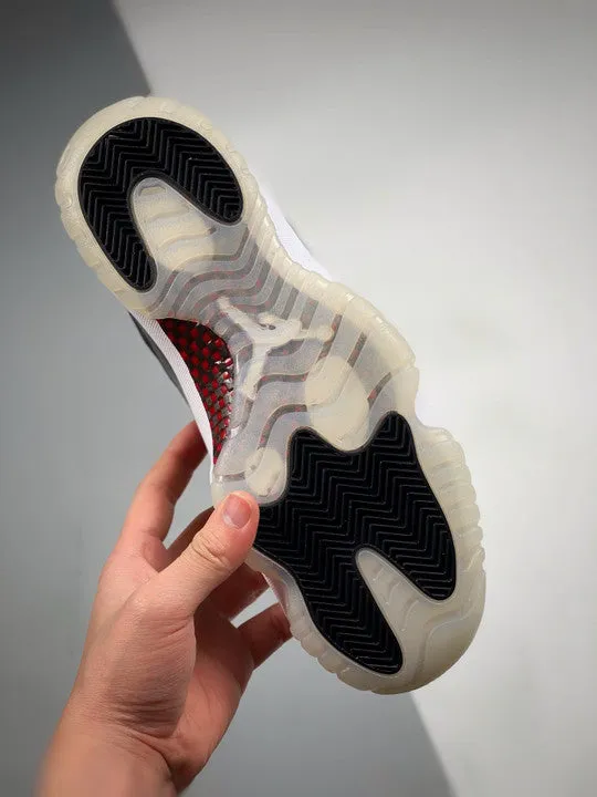 Air Jordan 11 Low “72-10” Black/Gym Red/White/Sail