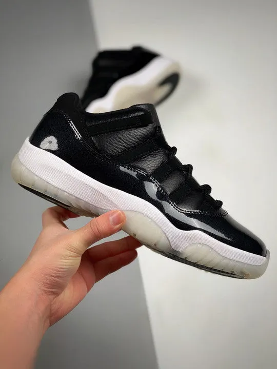 Air Jordan 11 Low “72-10” Black/Gym Red/White/Sail