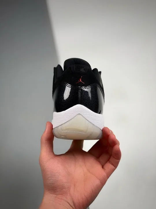 Air Jordan 11 Low “72-10” Black/Gym Red/White/Sail