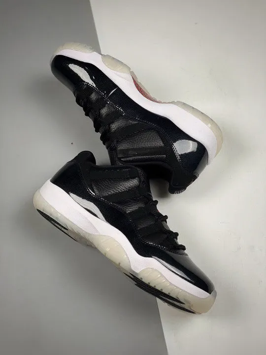 Air Jordan 11 Low “72-10” Black/Gym Red/White/Sail