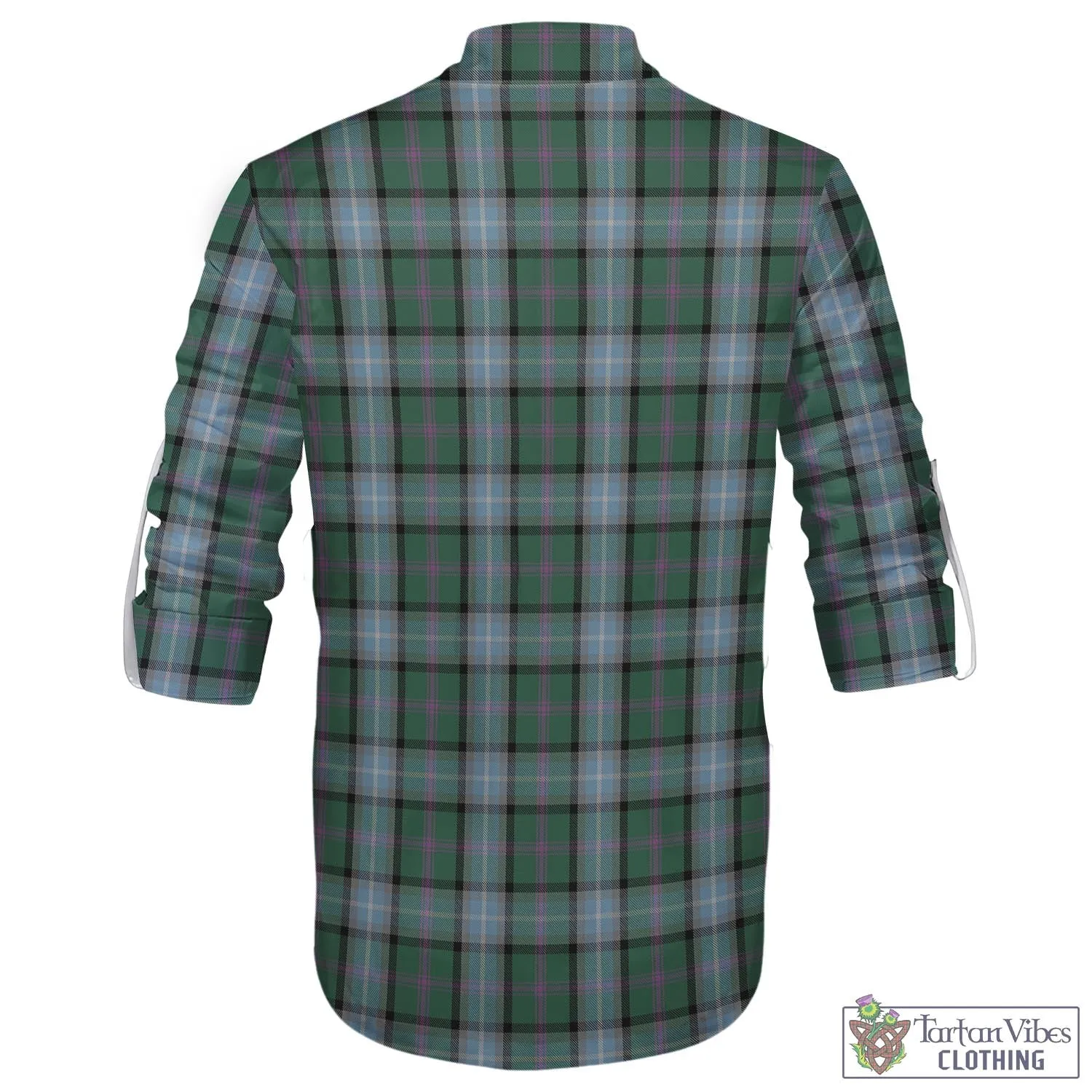Alexander of Menstry Hunting Tartan Men's Scottish Traditional Jacobite Ghillie Kilt Shirt