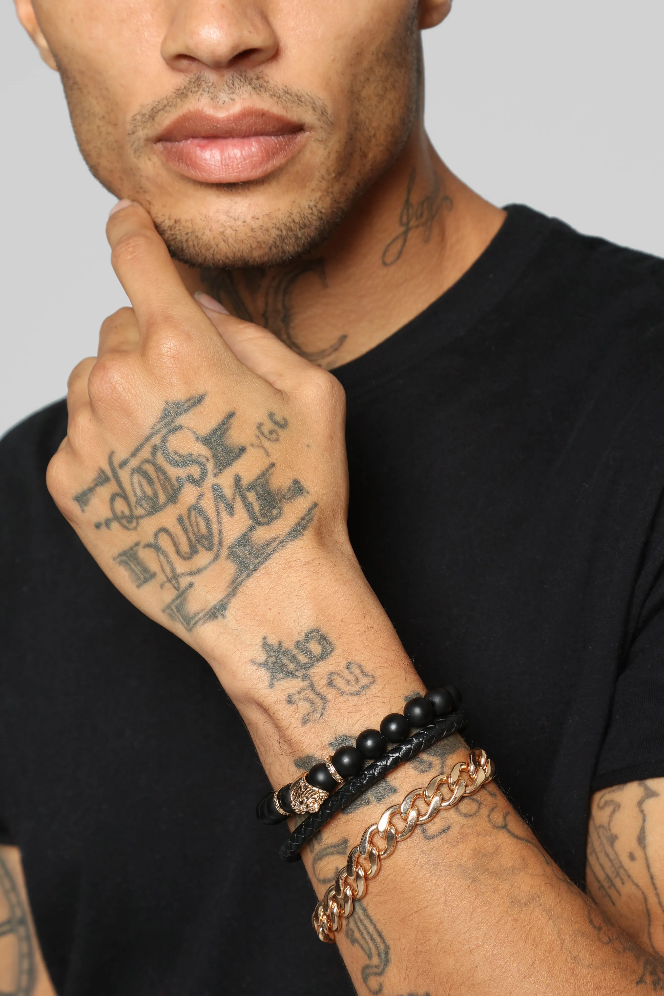 All Of The Above Bracelet Set - Gold