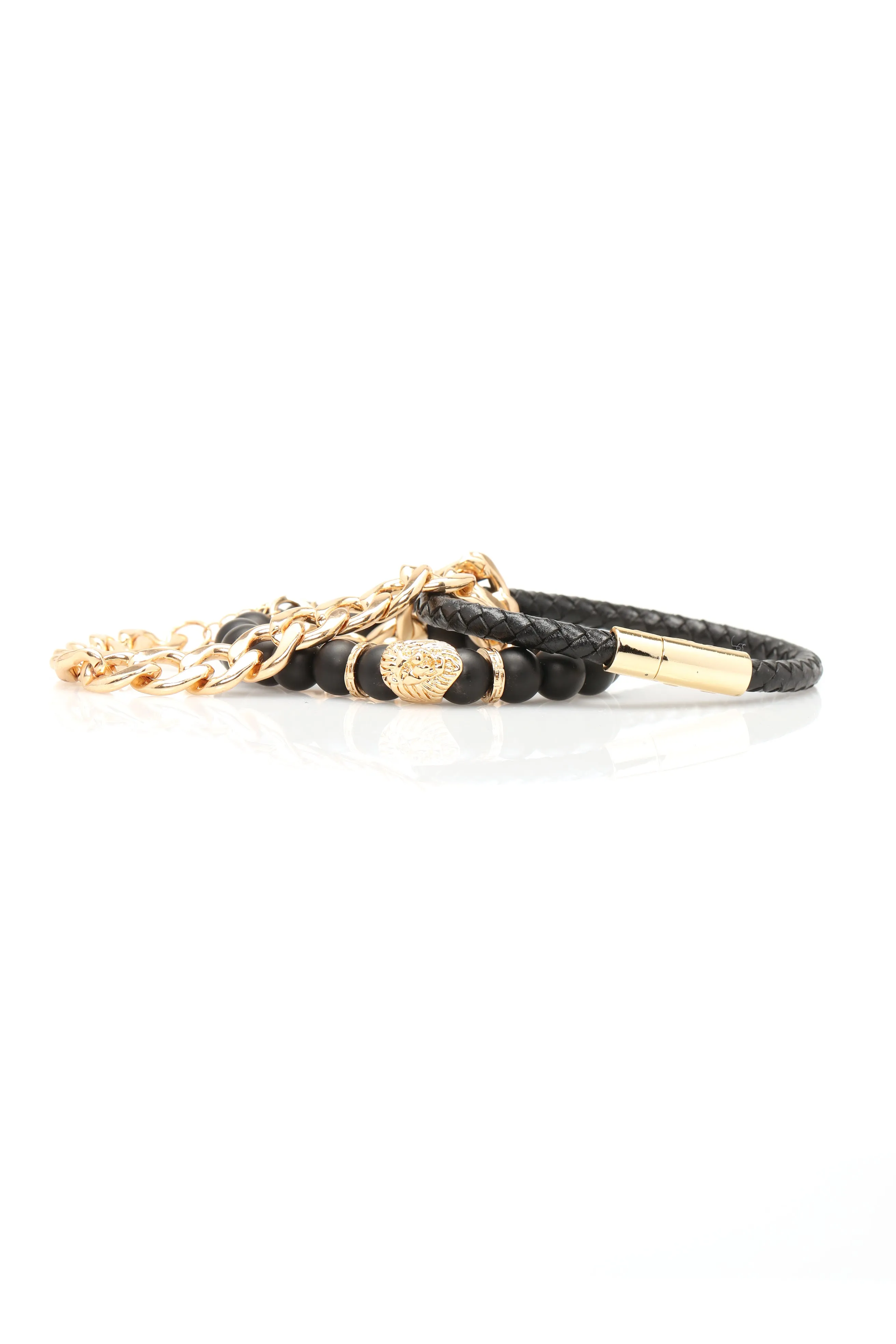 All Of The Above Bracelet Set - Gold