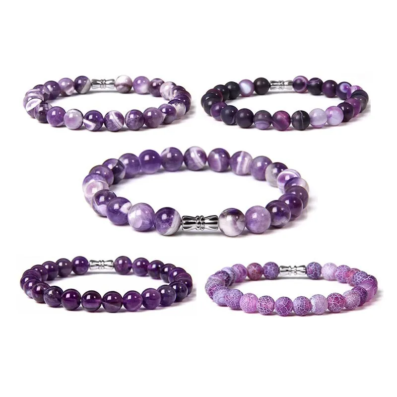 Amethyst Crystal Bracelets