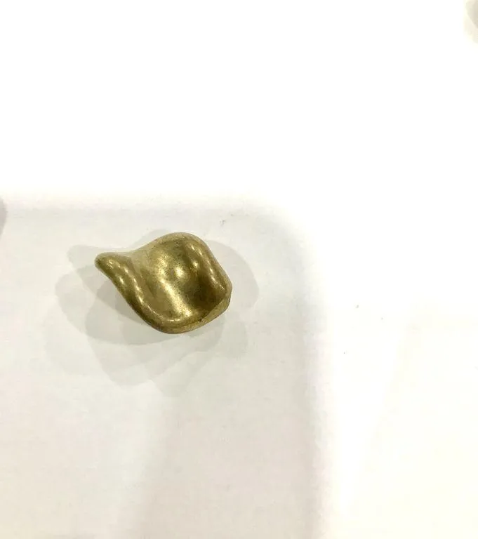 Antique Golden Wavy Designer CCB Plastic Beads
