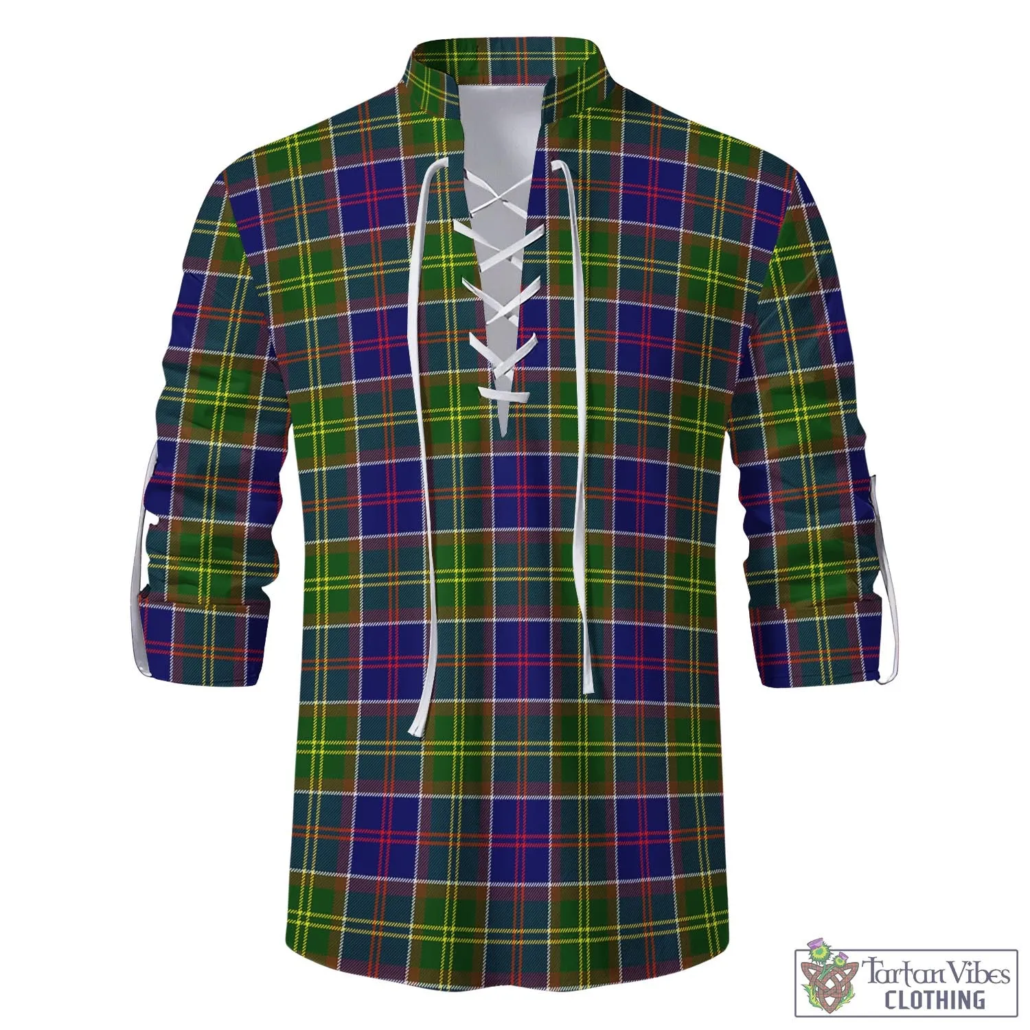 Arnott Tartan Men's Scottish Traditional Jacobite Ghillie Kilt Shirt