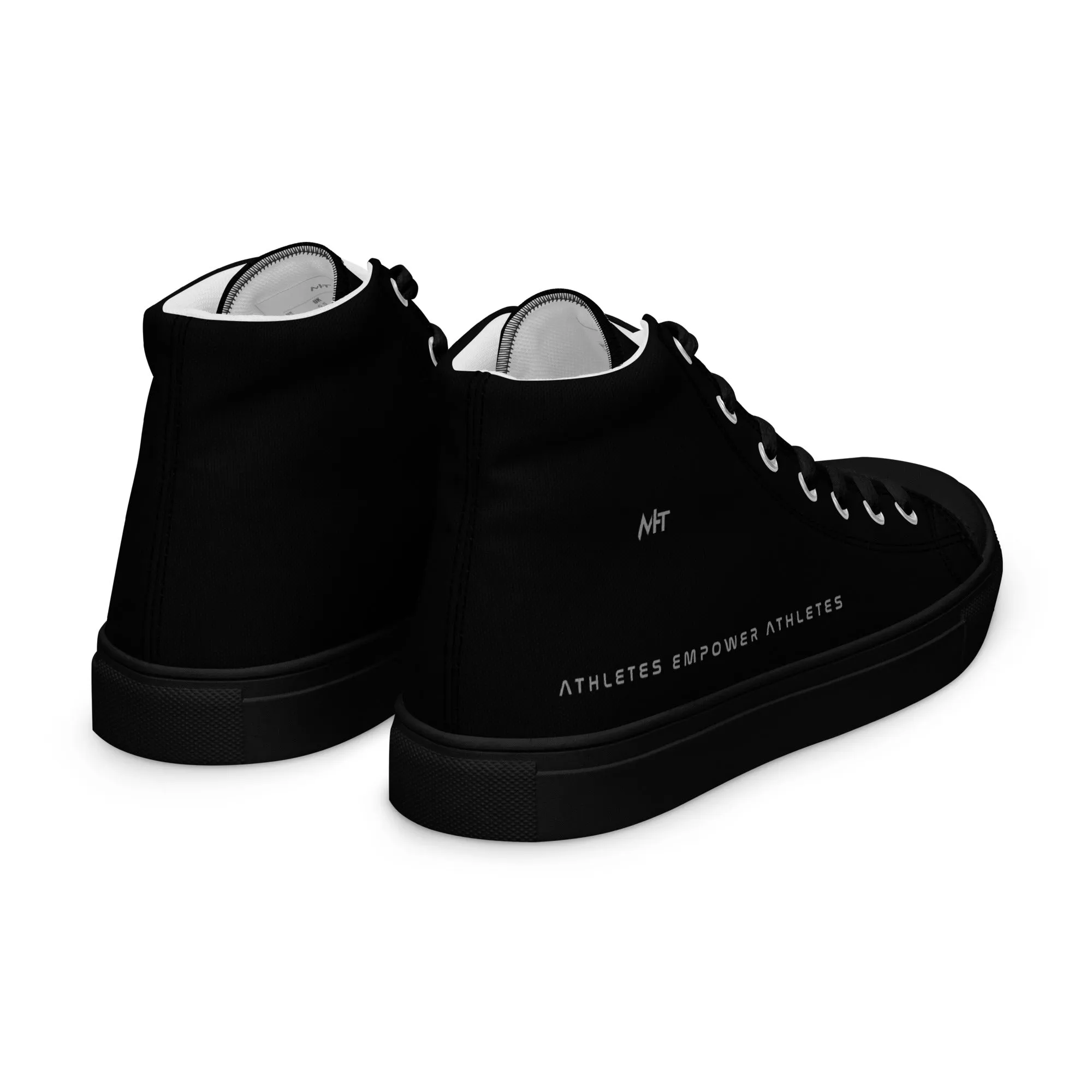 Athletes Empower Athletes - Men’s high top canvas shoes