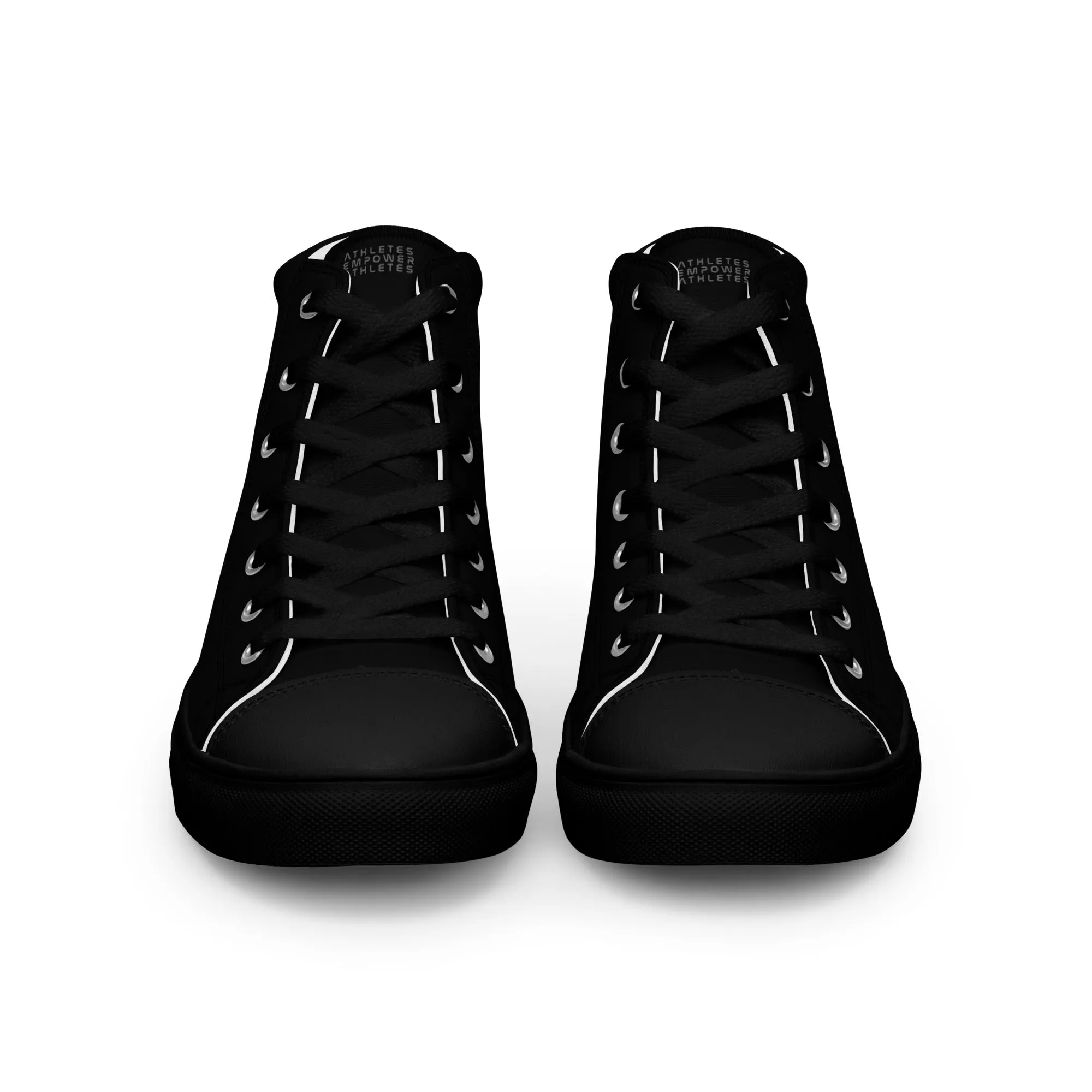 Athletes Empower Athletes - Men’s high top canvas shoes