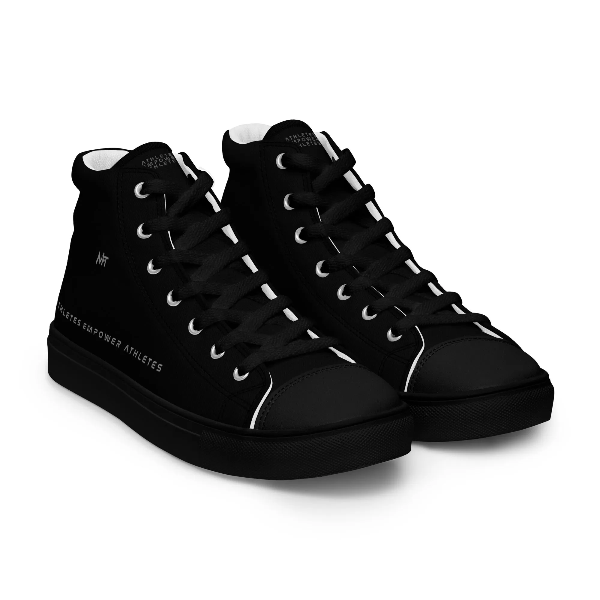 Athletes Empower Athletes - Men’s high top canvas shoes