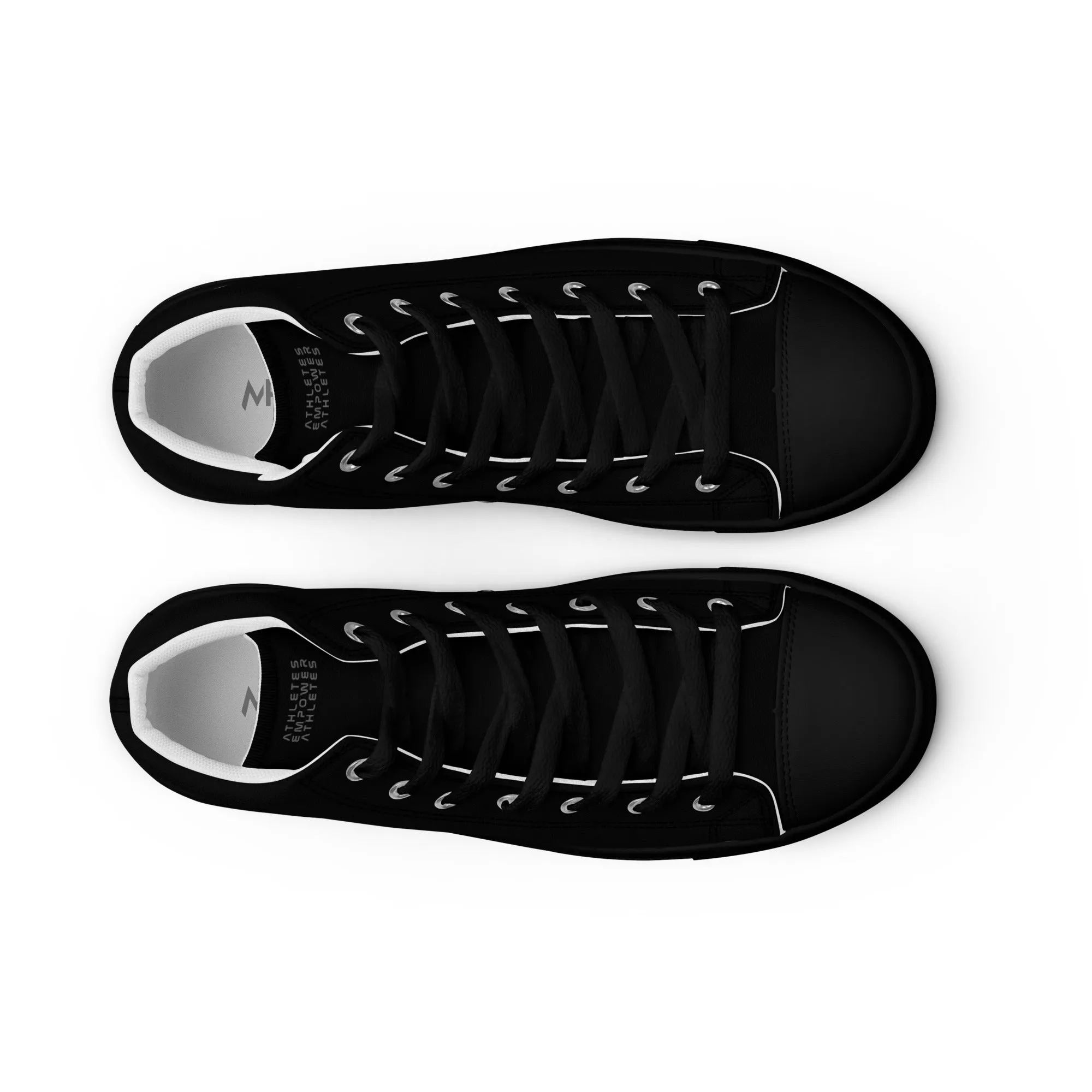 Athletes Empower Athletes - Men’s high top canvas shoes