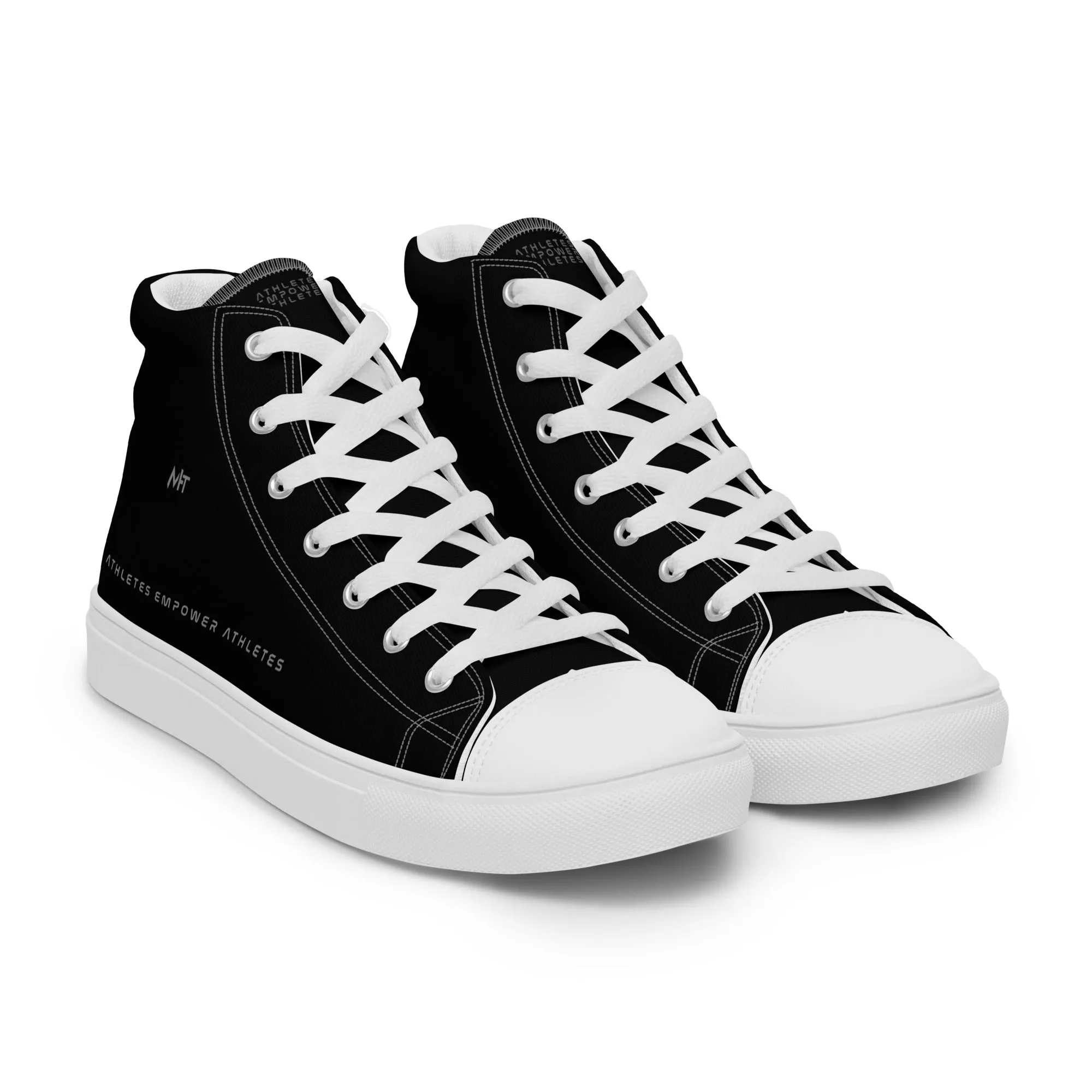 Athletes Empower Athletes - Women’s high top canvas shoes