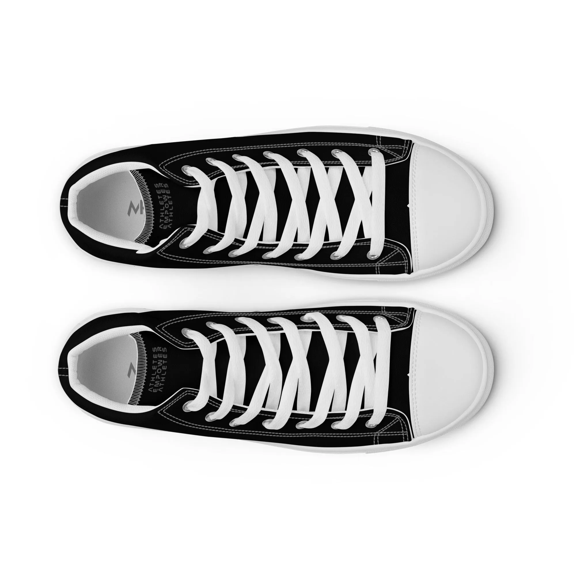 Athletes Empower Athletes - Women’s high top canvas shoes