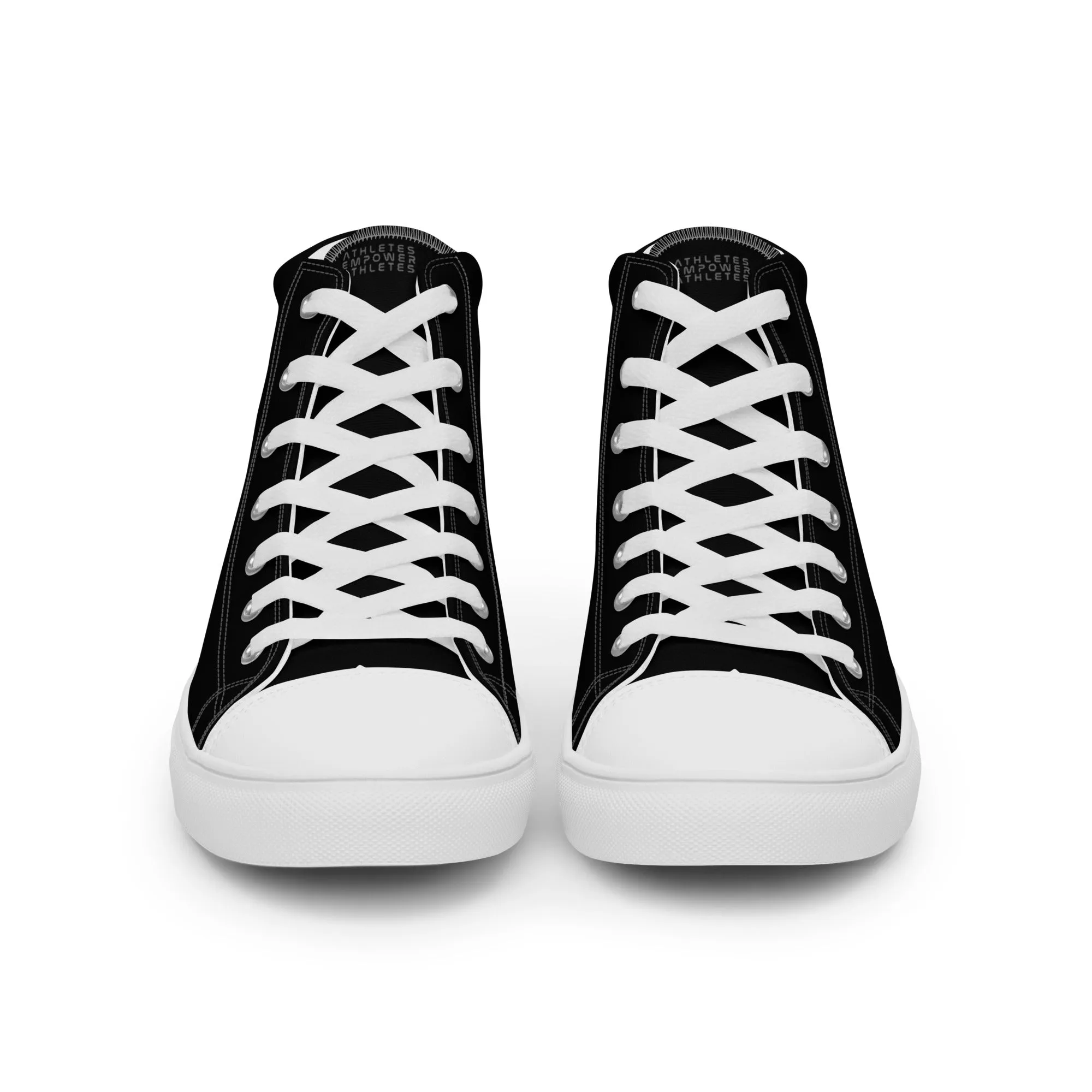Athletes Empower Athletes - Women’s high top canvas shoes