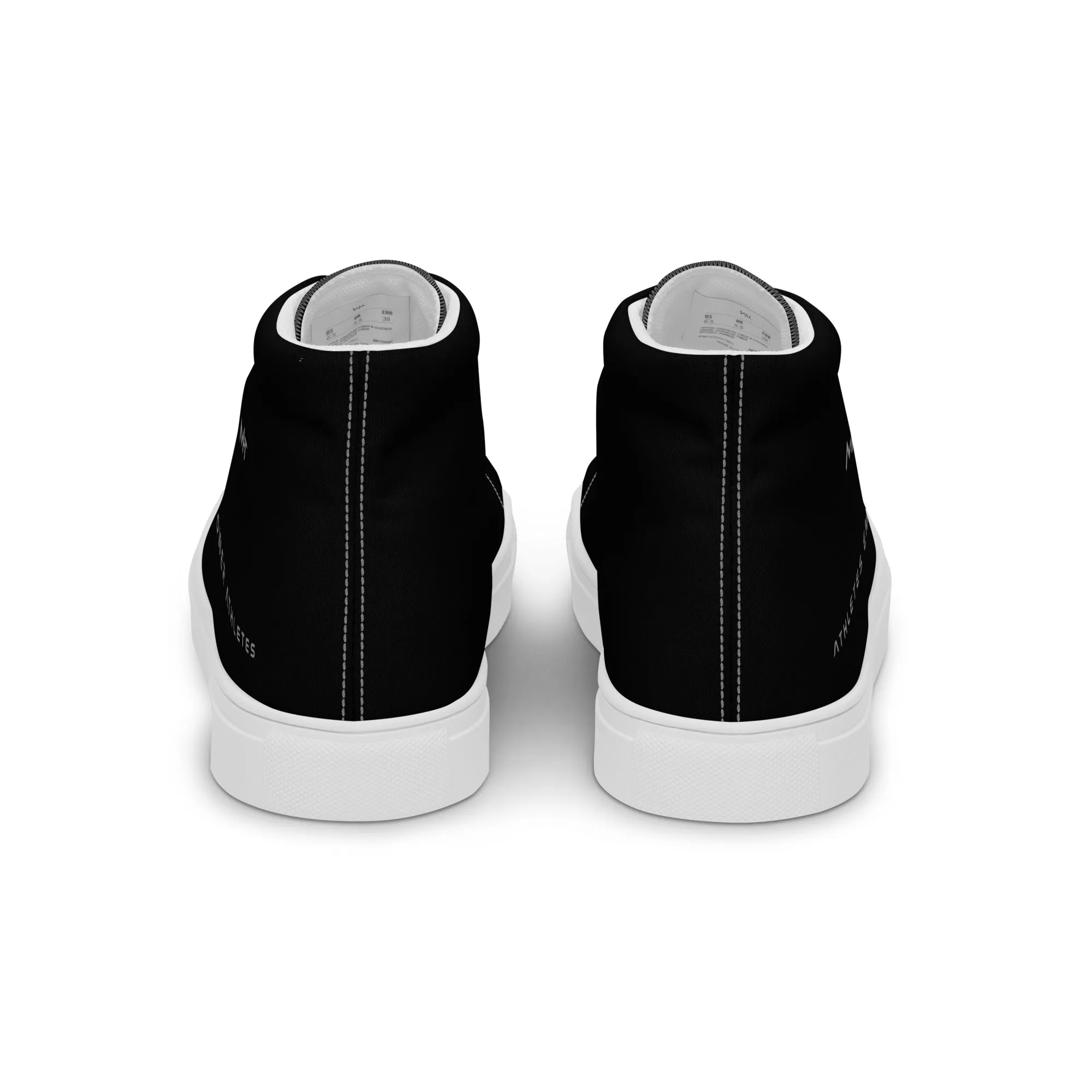 Athletes Empower Athletes - Women’s high top canvas shoes