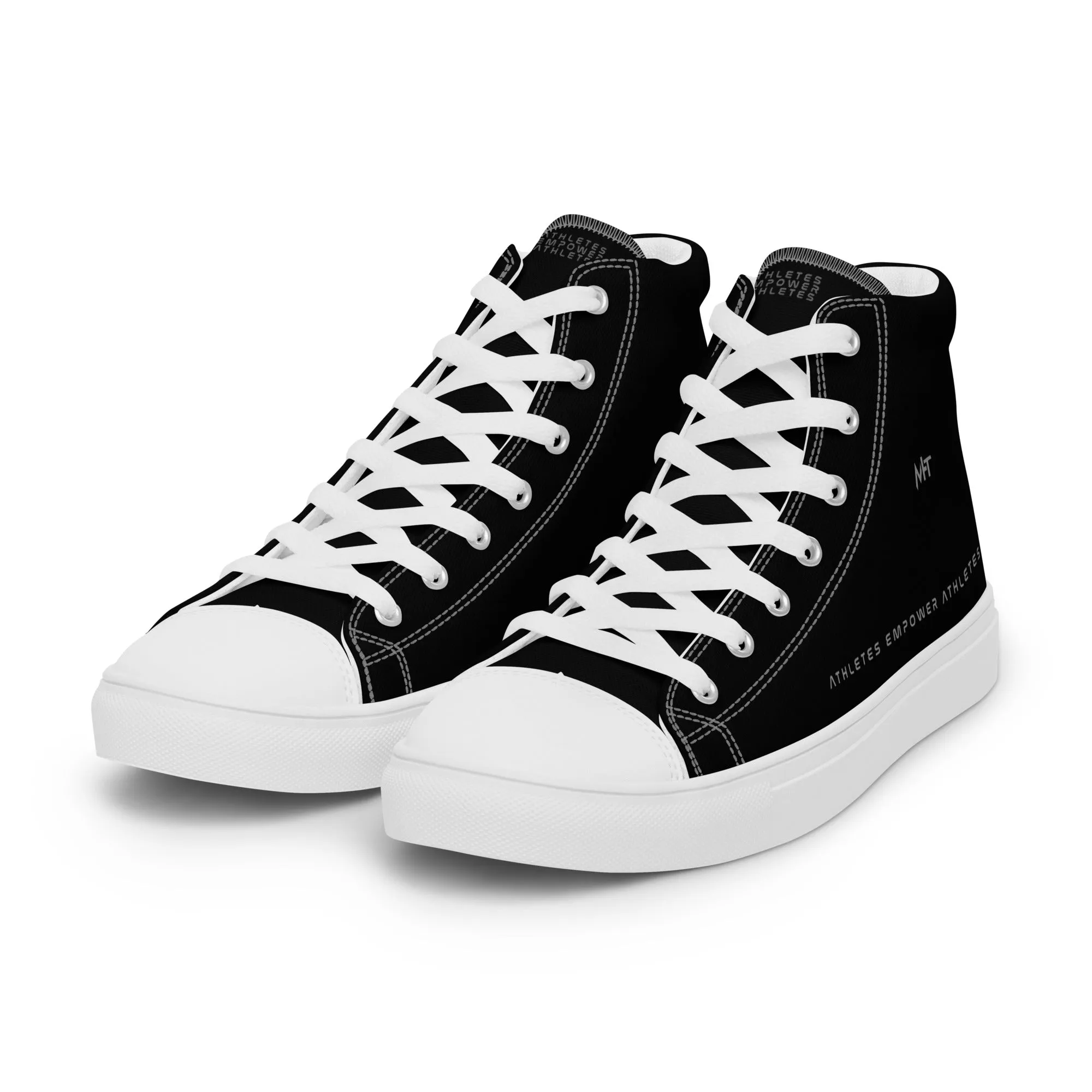Athletes Empower Athletes - Women’s high top canvas shoes