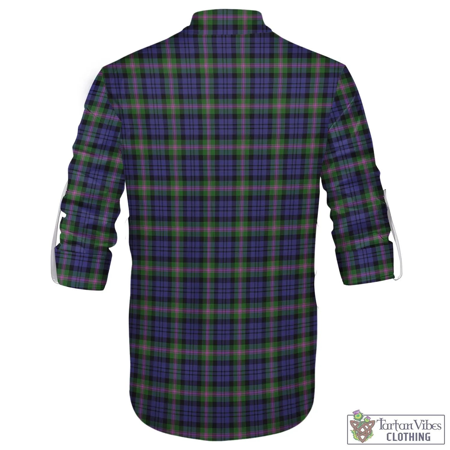 Baird Modern Tartan Men's Scottish Traditional Jacobite Ghillie Kilt Shirt
