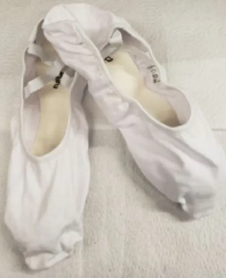 Bali -- Stretch Canvas Split Sole Ballet -- White