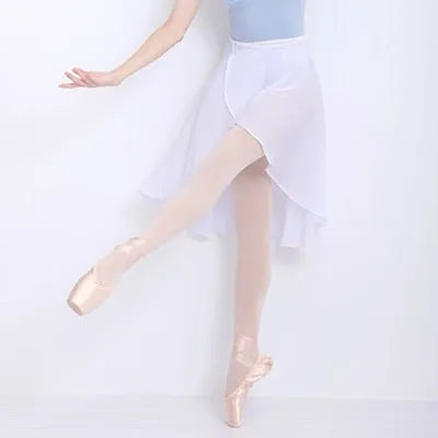 Ballet Skirt Women Adult Long Wrap Chiffon Skirt Dance Wear