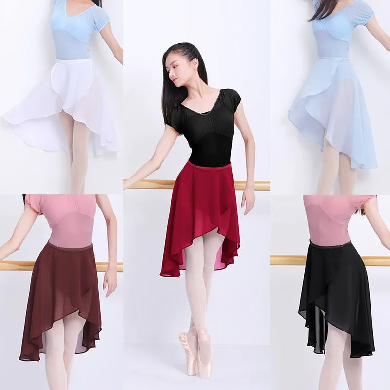 Ballet Skirt Women Adult Long Wrap Chiffon Skirt Dance Wear