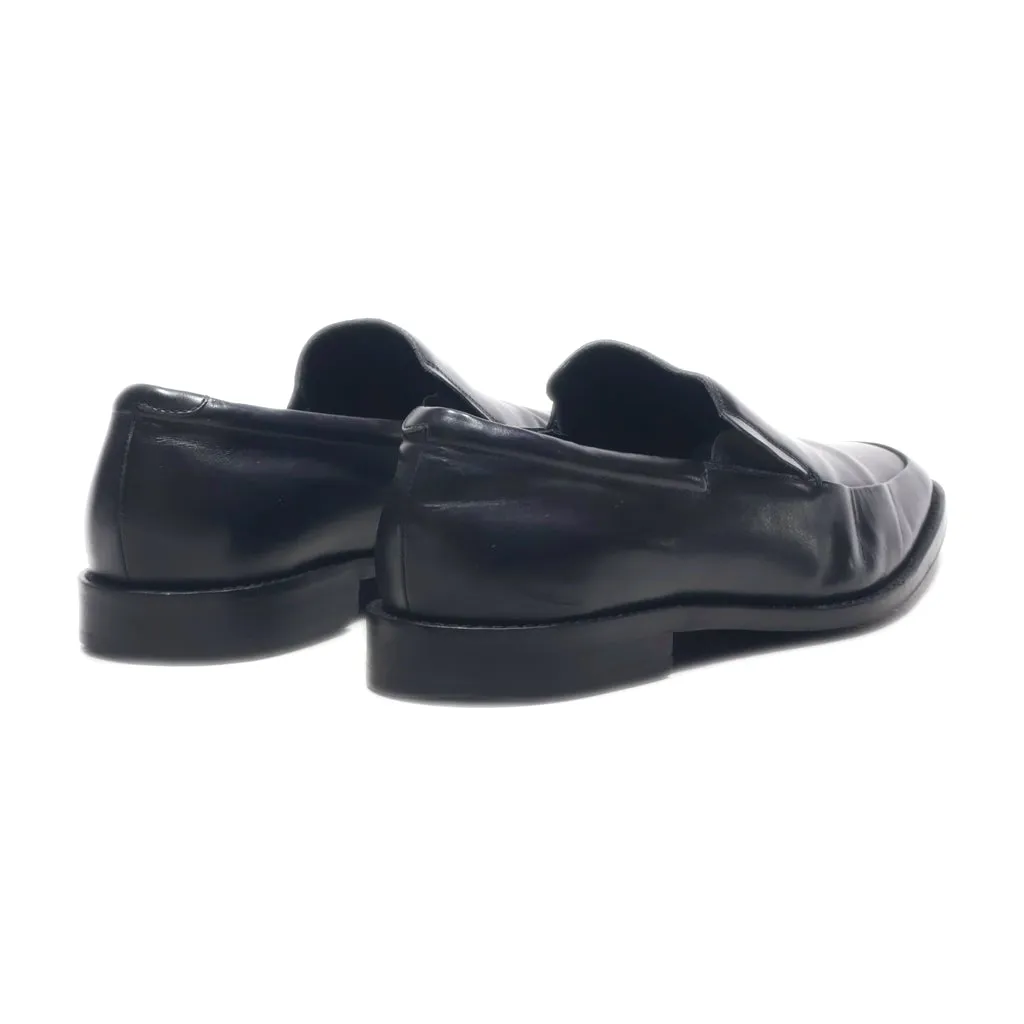 Banana Republic Formal Slip Ons Leather Black Colour For Men